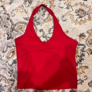 Hollister Red Halter-Top (M)